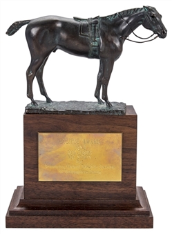 1984 Eclipse Award Presented To Dick Enberg For Thoroughbred Racing Coverage (Letter of Provenance)